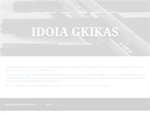 Tablet Screenshot of idoiagkikas.com